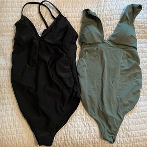 Never worn bundle of 2 maternity swimsuits from H&M and Isabel Maternity